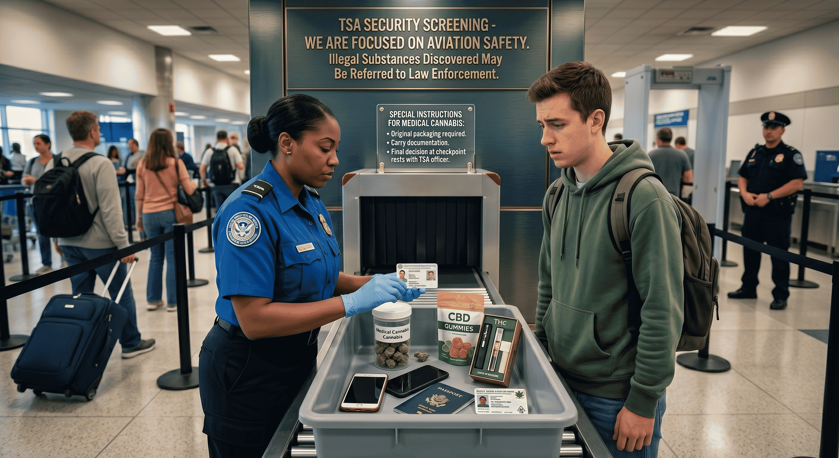 Flying With Cannabis in 2026: TSA Rules for Weed, CBD, Edibles, and Vapes
