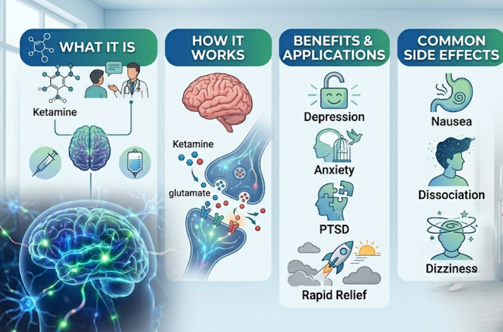 Ketamine Therapy: What It Is, How It Works, Benefits & Side Effects Explained