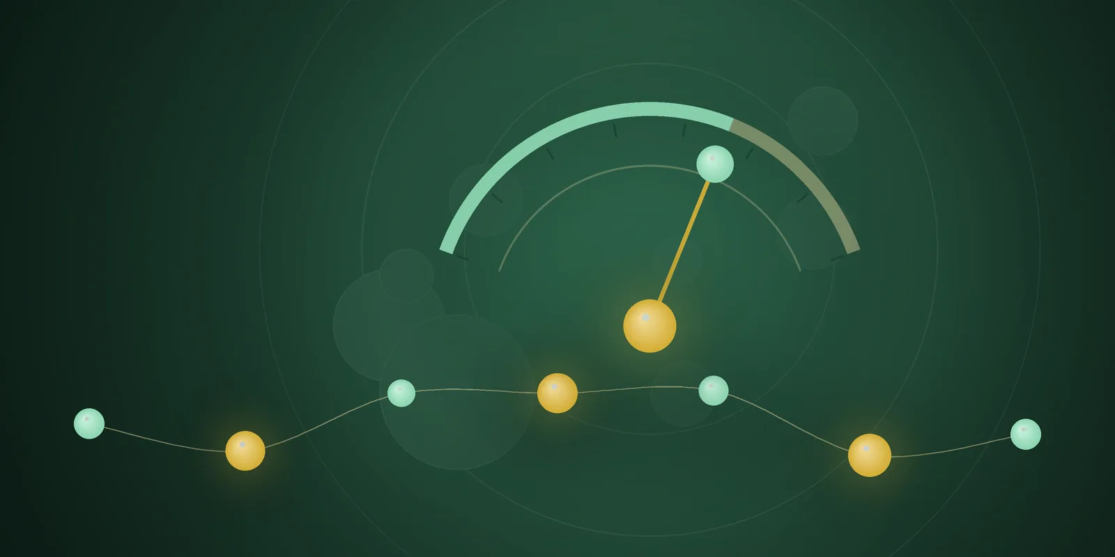 Illustrated cover: a progress gauge in mint and gold on a deep green background
