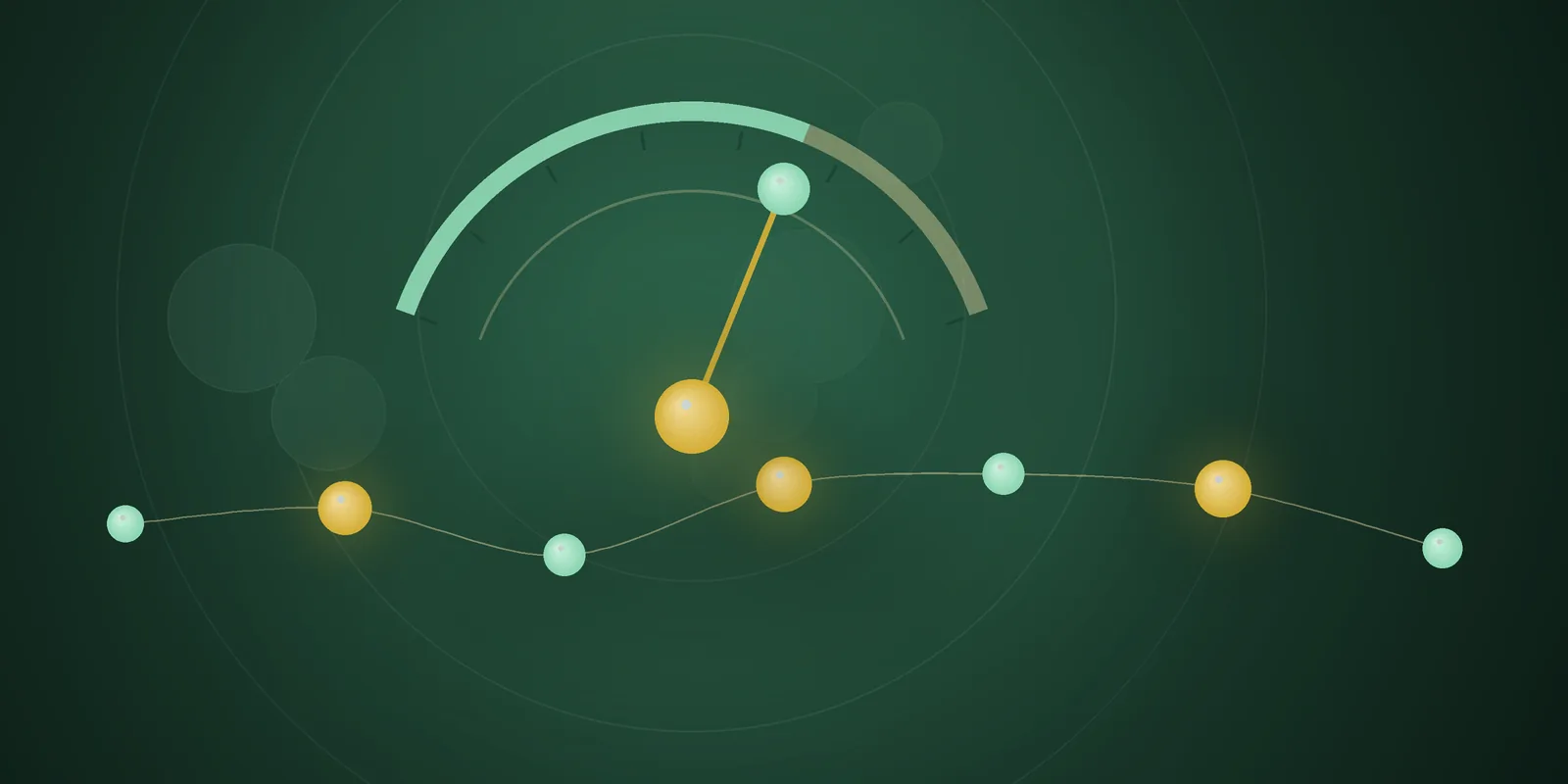 Illustrated cover: a progress gauge in mint and gold on a deep green background