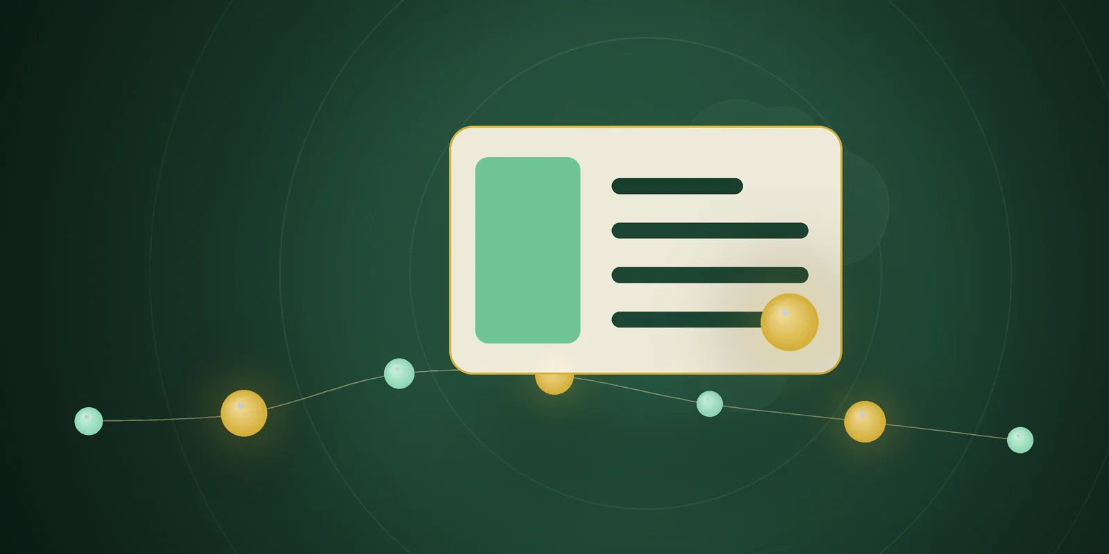 Illustrated cover: a registry card with a gold seal on a deep green background